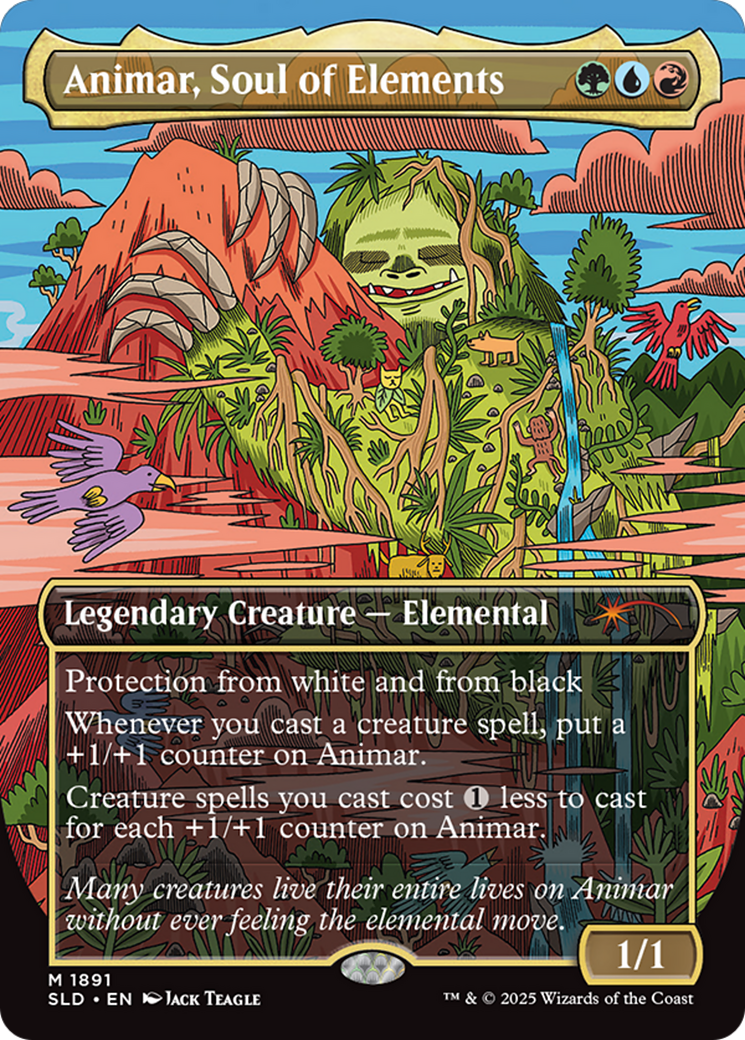 Animar, Soul of Elements (Rainbow Foil) [Secret Lair Drop Series] | Good Games North