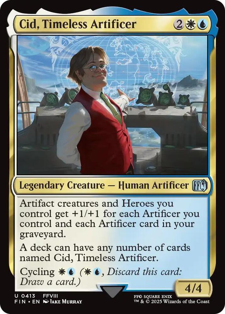 Cid Timeless Artificer 0413 (FINAL FANTASY)  - Foil | Good Games North