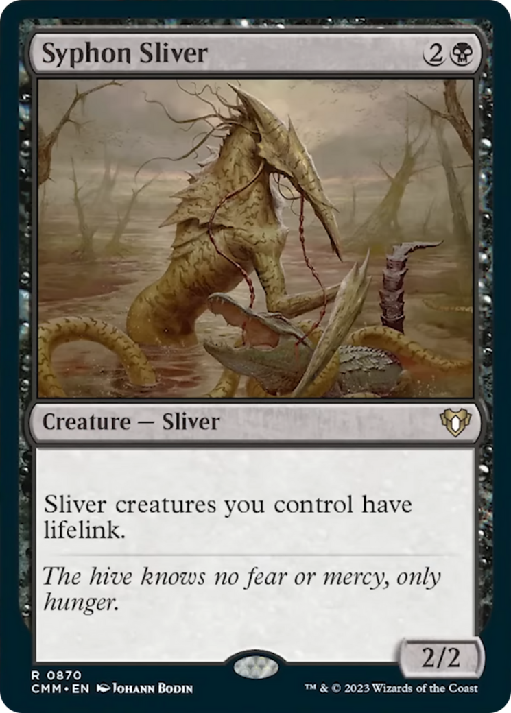 Syphon Sliver [Commander Masters] | Good Games North