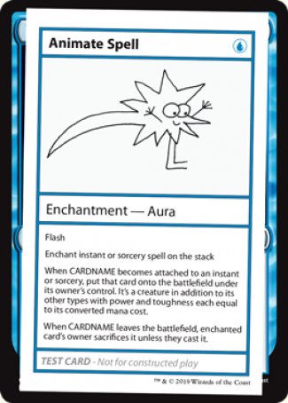 Animate Spell (2021 Edition) [Mystery Booster Playtest Cards] | Good Games North