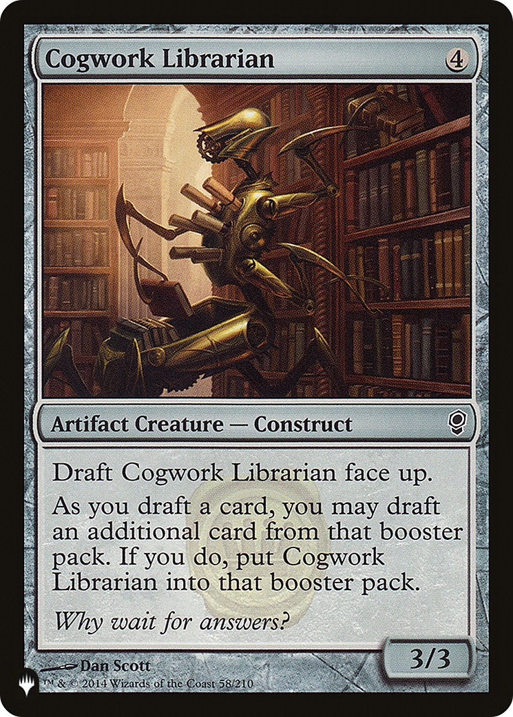 Cogwork Librarian [The List] | Good Games North