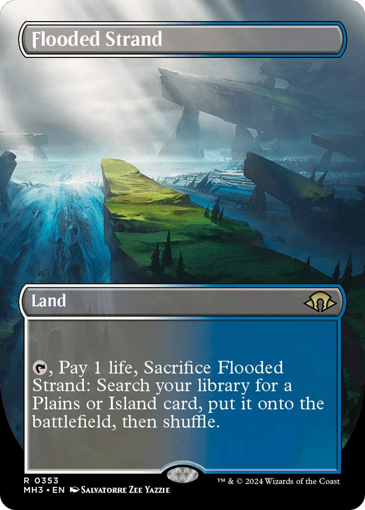 Flooded Strand (Borderless) [Modern Horizons 3] | Good Games North