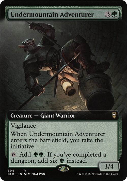 Undermountain Adventurer Extended Art (Commander Legends: Battle for Baldur's Gate)  - undefined | Good Games North