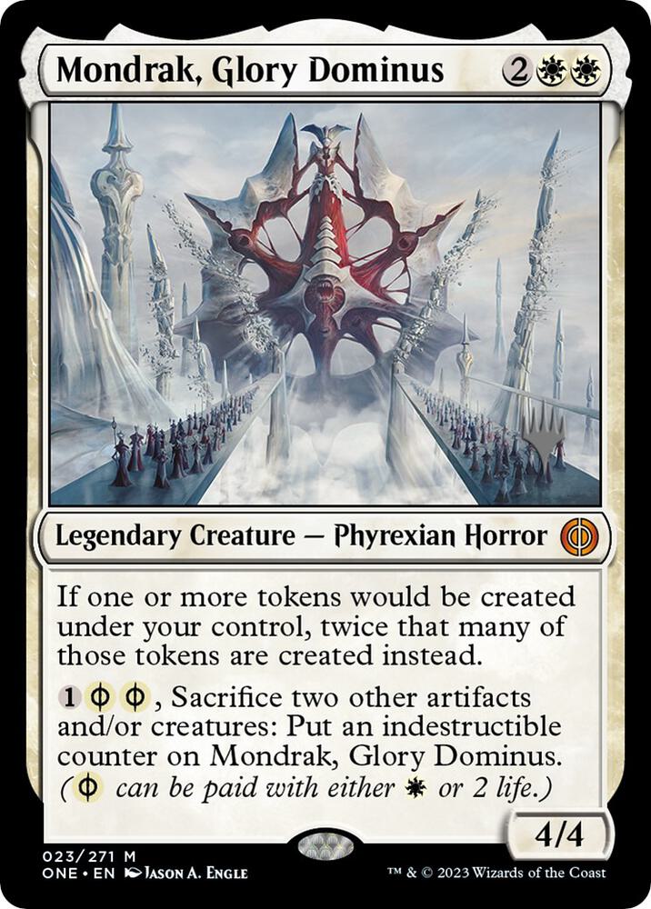 Mondrak Glory Dominus (Promo Pack: Phyrexia: All Will Be One)  | Good Games North