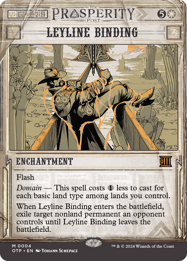 Leyline Binding [Outlaws of Thunder Junction: Breaking News] | Good Games North