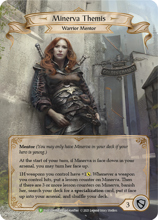 Minerva Themis [FAB044] (Promo)  Rainbow Foil | Good Games North