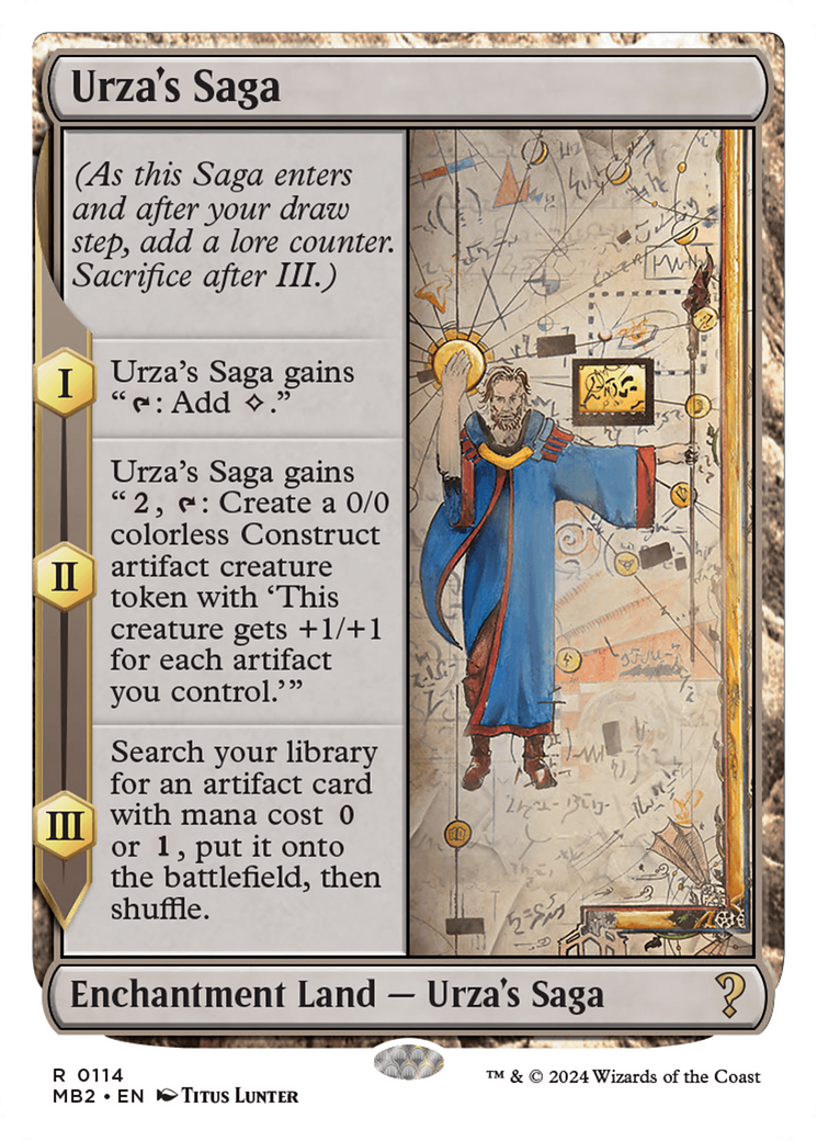 Urza's Saga (White Border) [Mystery Booster 2] | Good Games North