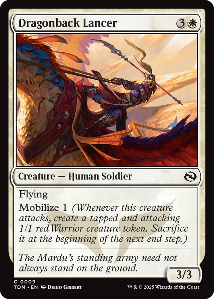 Dragonback Lancer [Tarkir: Dragonstorm] | Good Games North