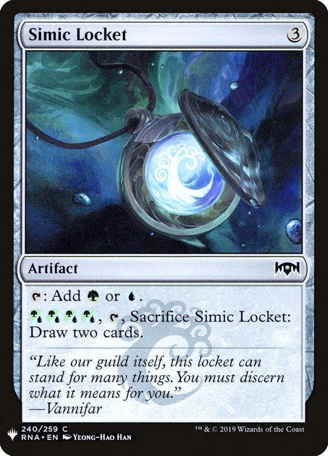 Simic Locket [Mystery Booster] | Good Games North