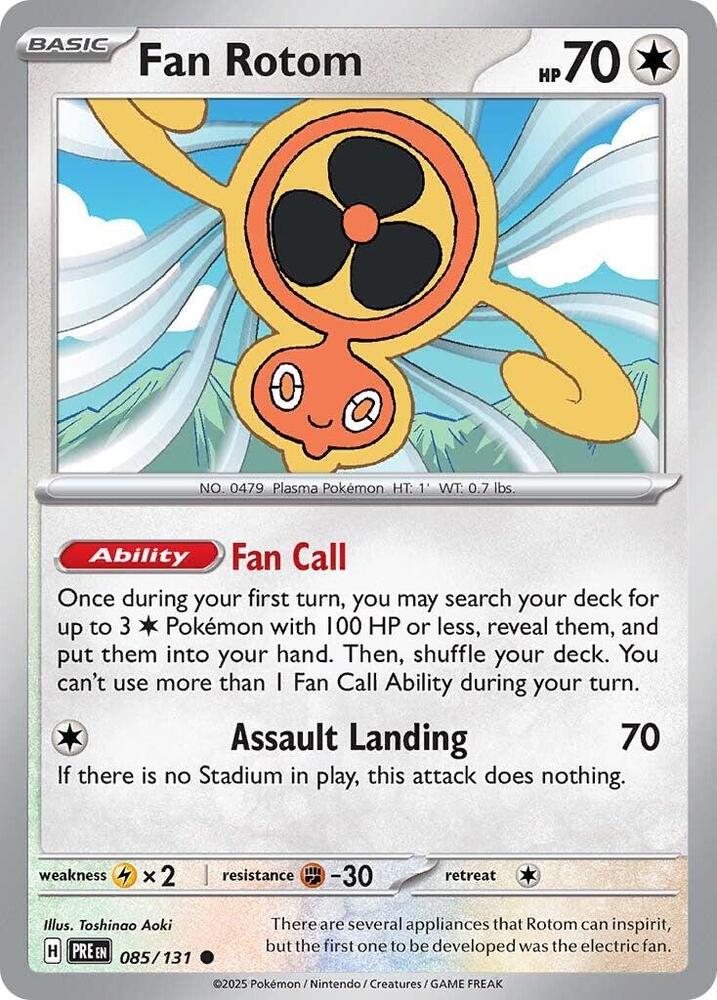 Fan Rotom (085/131) [Scarlet & Violet: Prismatic Evolutions] | Good Games North