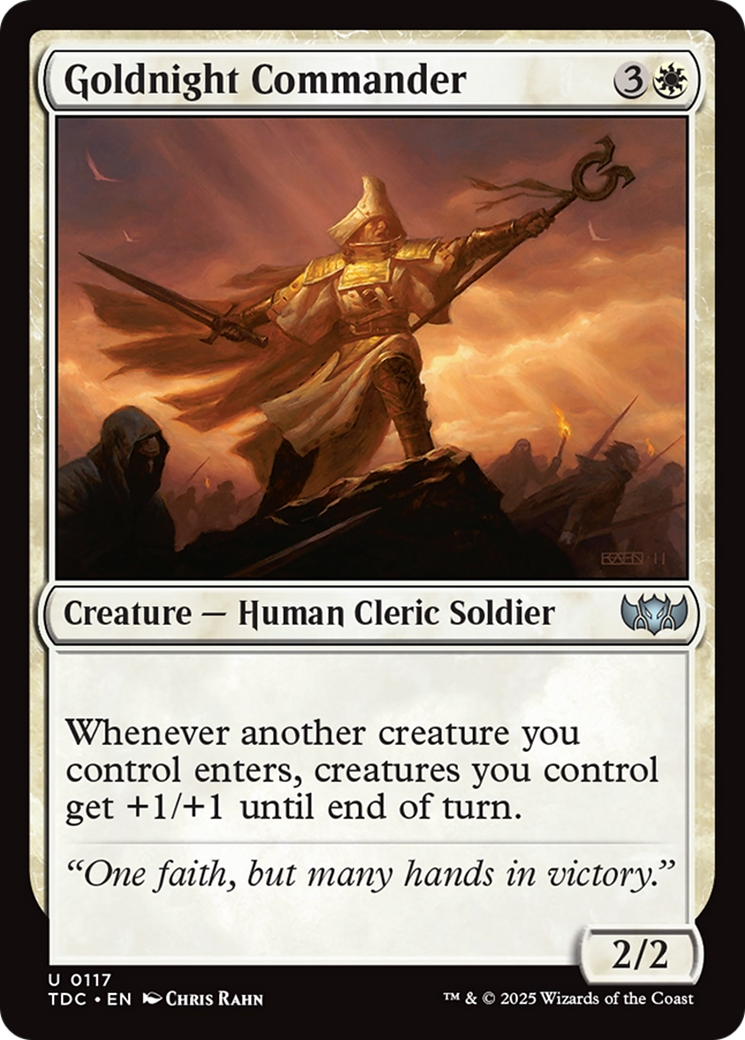 Goldnight Commander [Tarkir: Dragonstorm Commander] | Good Games North
