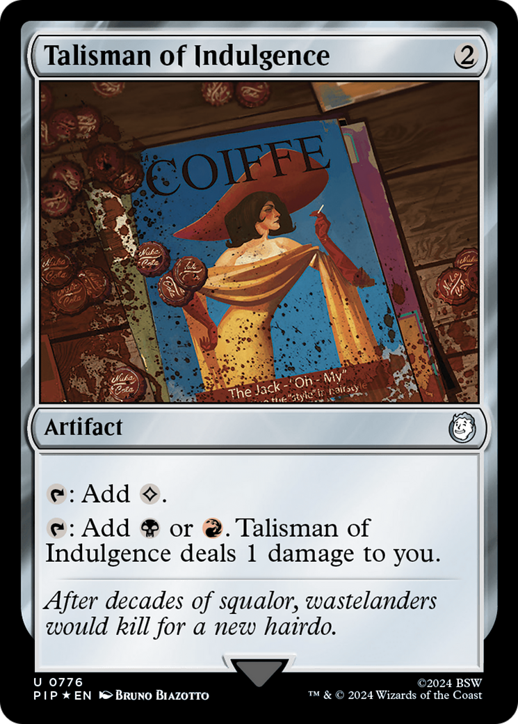 Talisman of Indulgence (Surge Foil) [Fallout] | Good Games North