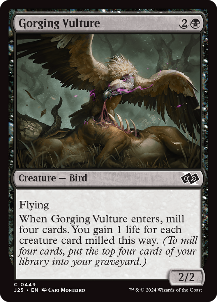 Gorging Vulture [Foundations Jumpstart] | Good Games North