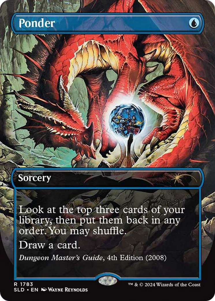 Ponder (1783) (Rainbow Foil) [Secret Lair Drop Series] | Good Games North