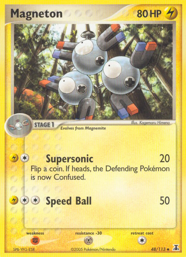 Magneton (48/113) [EX: Delta Species] | Good Games North