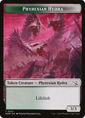 Treasure (20) // Phyrexian Hydra (12) Double-Sided Token [March of the Machine Tokens] | Good Games North