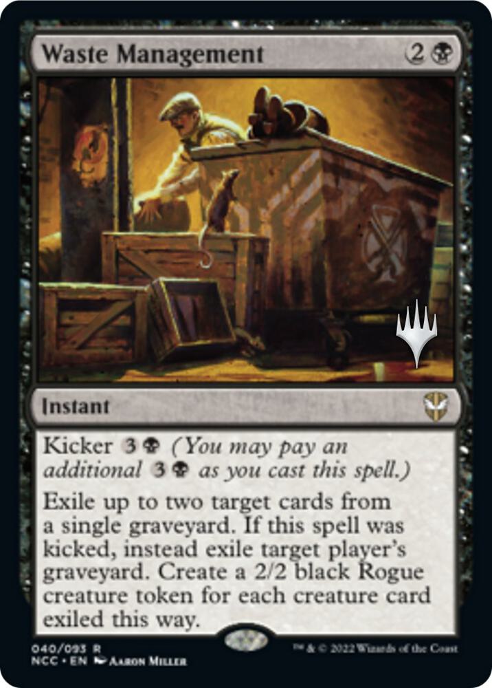 Waste Management (Promo Pack: Streets of New Capenna)  - Foil | Good Games North