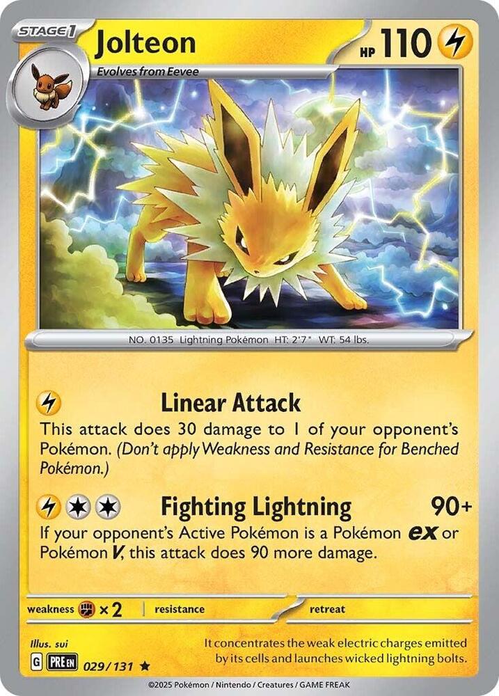 Jolteon (029/131) [Scarlet & Violet: Prismatic Evolutions] | Good Games North