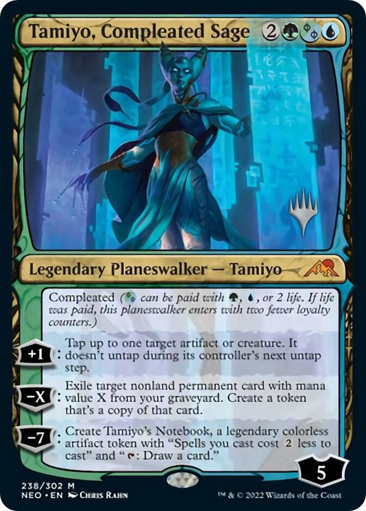 Tamiyo Compleated Sage 238 (Promo Pack: Kamigawa: Neon Dynasty)  - Foil | Good Games North
