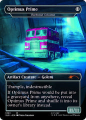 Darksteel Colossus - Optimus Prime (Borderless) [Secret Lair Drop Series] | Good Games North