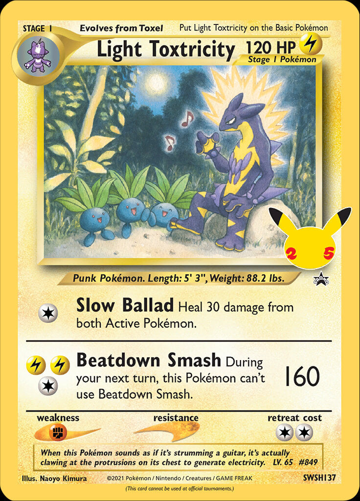 Light Toxtricity (SWSH137) (Jumbo Card) [Sword & Shield: Black Star Promos] | Good Games North