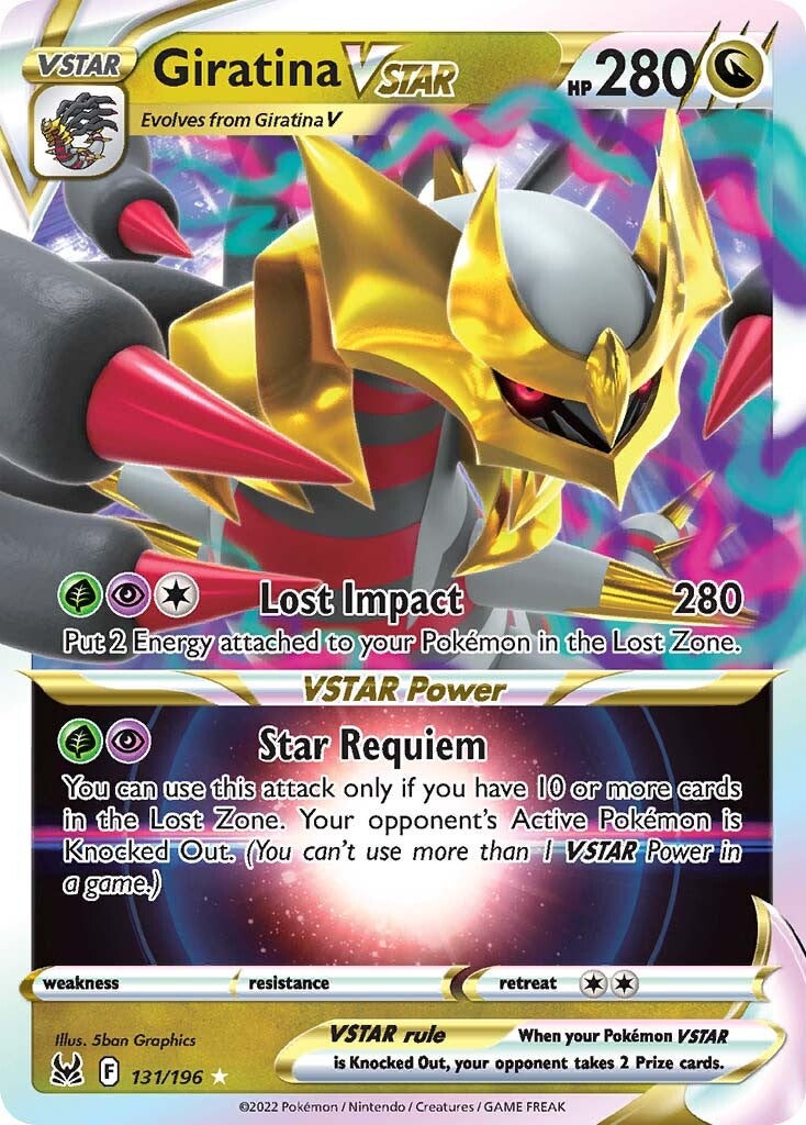 Giratina VSTAR (131/196) (Jumbo Card) [Sword & Shield: Lost Origin] | Good Games North