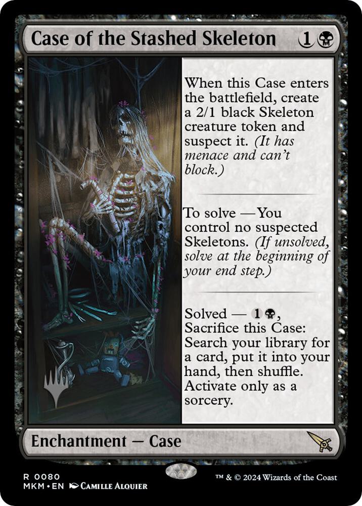 Case of the Stashed Skeleton (Promo Pack: Murders at Karlov Manor)  - Foil | Good Games North