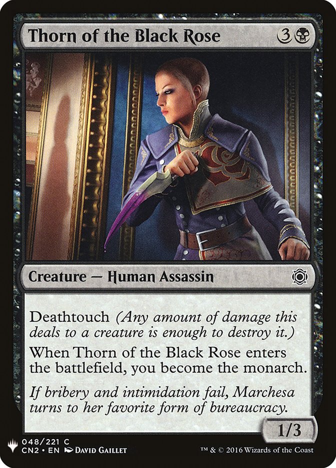 Thorn of the Black Rose [Mystery Booster] | Good Games North