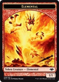 Elemental (008) // Spider (014) Double-Sided Token [Modern Horizons Tokens] | Good Games North