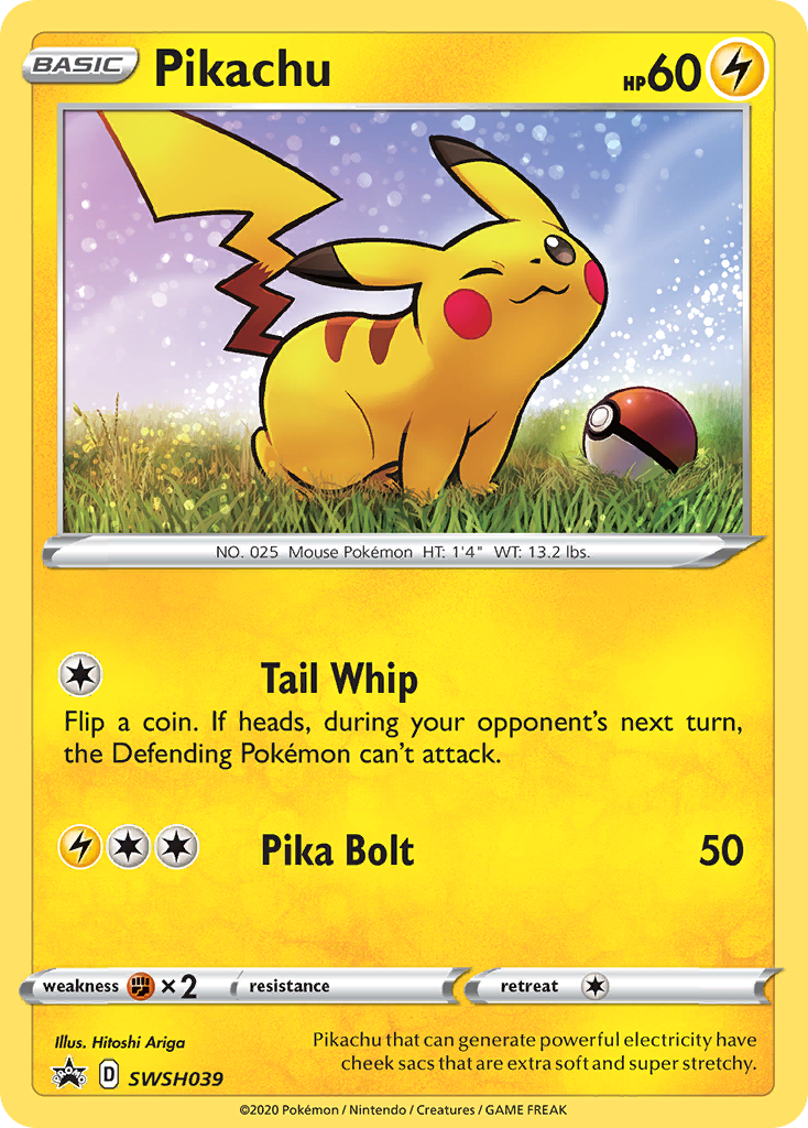 Pikachu (SWSH039) [Sword & Shield: Black Star Promos] | Good Games North