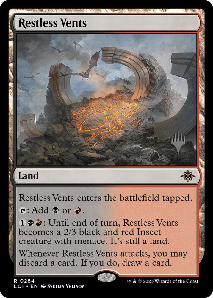 Restless Vents (Promo Pack: The Lost Caverns of Ixalan)  - Foil | Good Games North