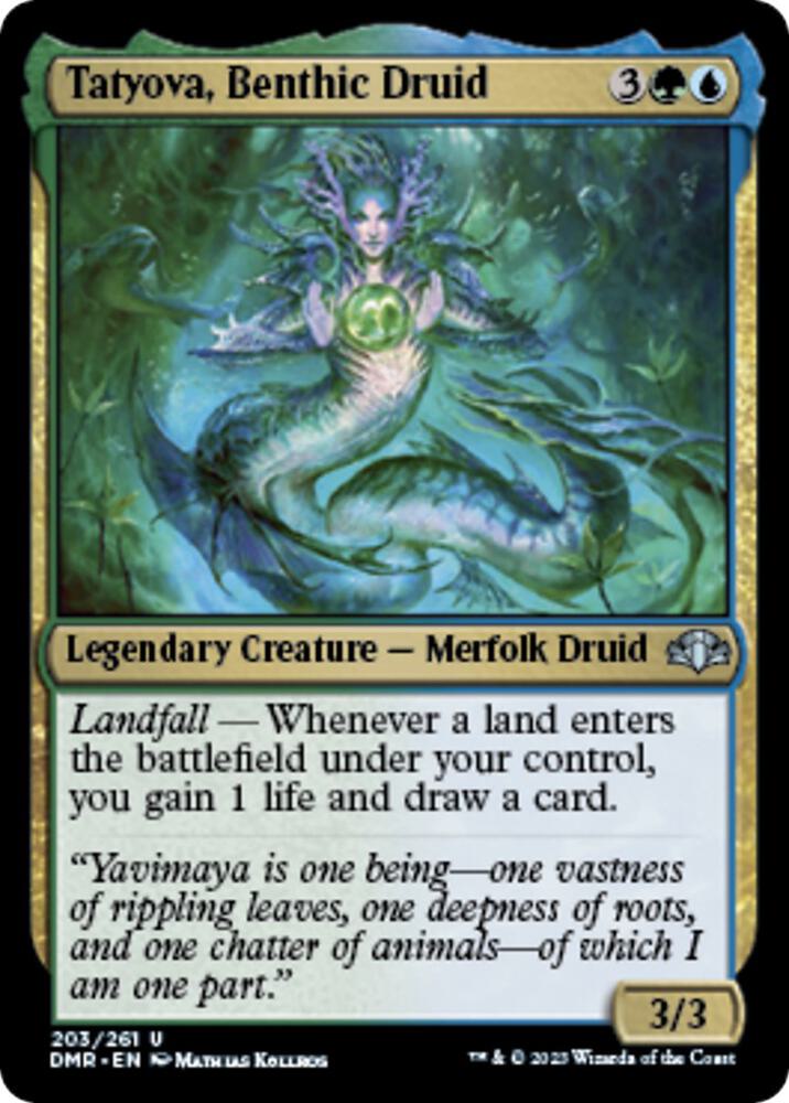 Tatyova Benthic Druid (Dominaria Remastered)  | Good Games North