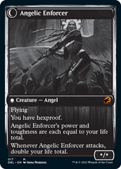 Enduring Angel // Angelic Enforcer [Innistrad: Double Feature] | Good Games North