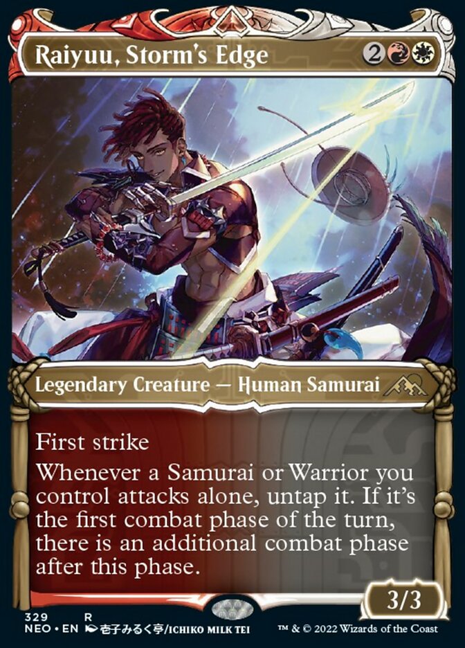 Raiyuu, Storm's Edge (Showcase Samurai) [Kamigawa: Neon Dynasty] | Good Games North