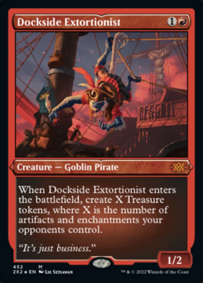 Dockside Extortionist (Foil Etched) [Double Masters 2022] | Good Games North