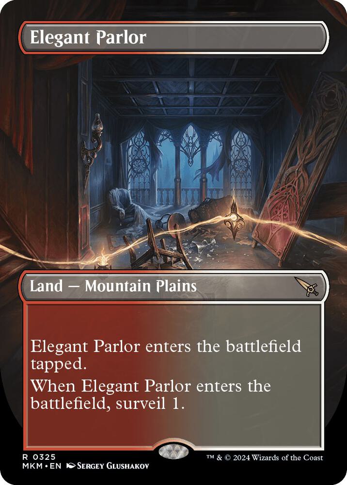 Elegant Parlor Borderless (Murders at Karlov Manor)  - Foil | Good Games North