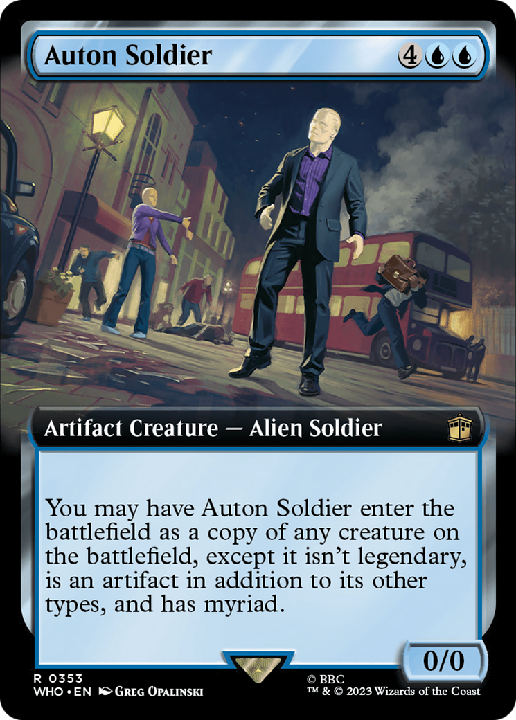 Auton Soldier (Extended Art) [Doctor Who] | Good Games North
