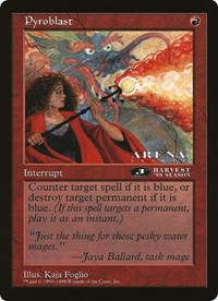 Pyroblast (Oversized) [Oversize Cards] | Good Games North