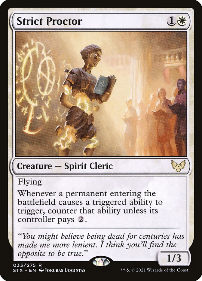 Strict Proctor (Strixhaven: School of Mages)  - Foil | Good Games North