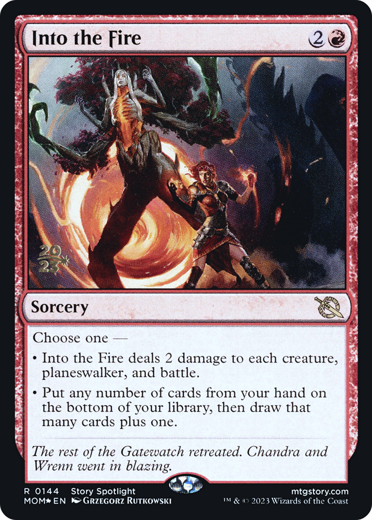 Into the Fire [March of the Machine Prerelease Promos] | Good Games North