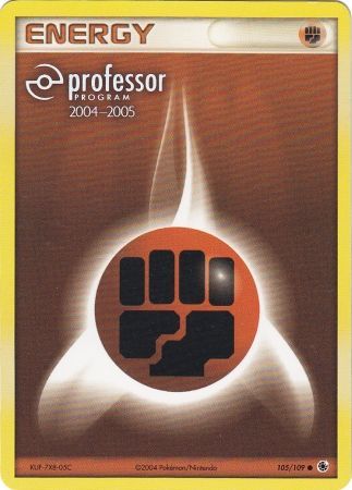 Fighting Energy (105/109) (2004 2005) [Professor Program Promos] | Good Games North