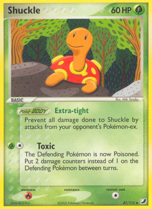 Shuckle (47/115) [EX: Unseen Forces] | Good Games North