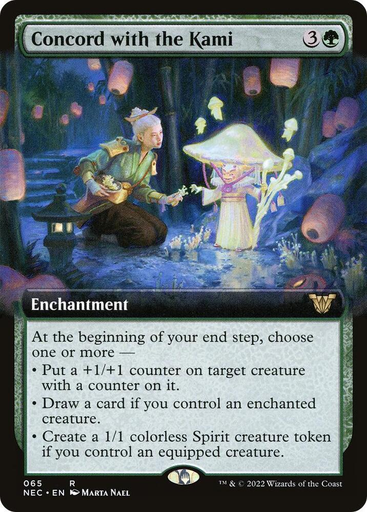 Concord with the Kami Extended Art (Commander: Kamigawa: Neon Dynasty)  | Good Games North