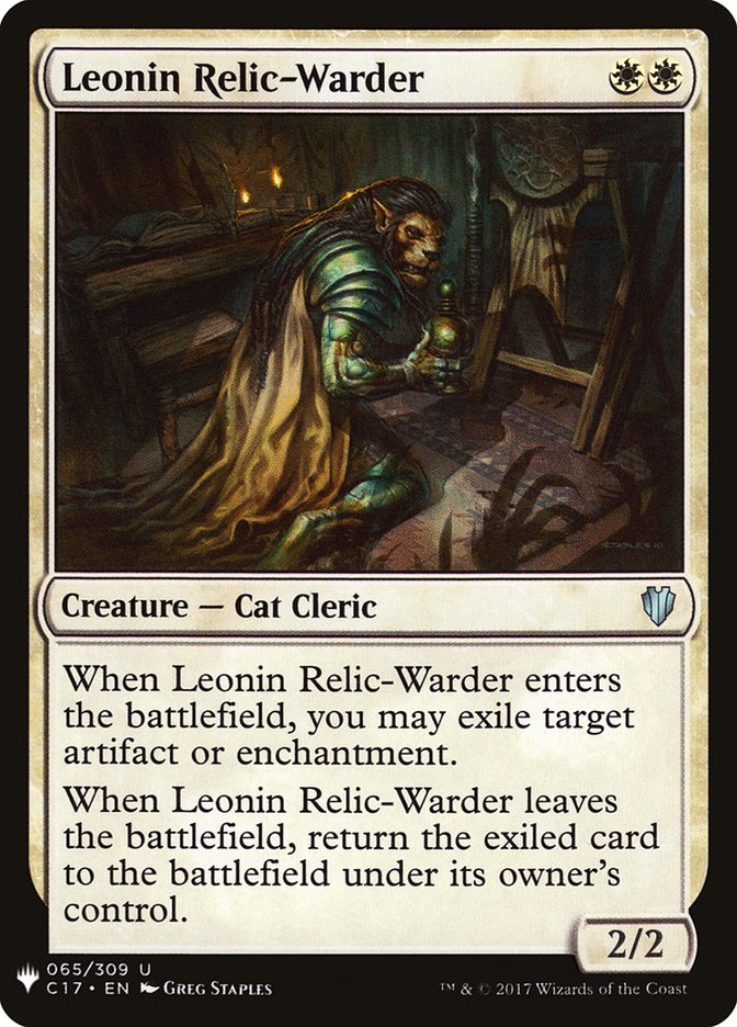 Leonin Relic-Warder [Mystery Booster] | Good Games North
