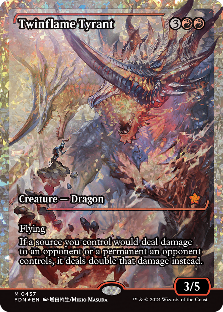 Twinflame Tyrant (Fracture Foil) [Foundations] | Good Games North