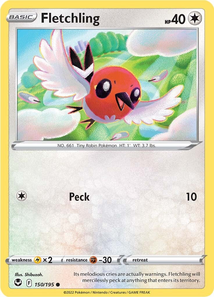 Fletchling (150/195) [Sword & Shield: Silver Tempest] | Good Games North