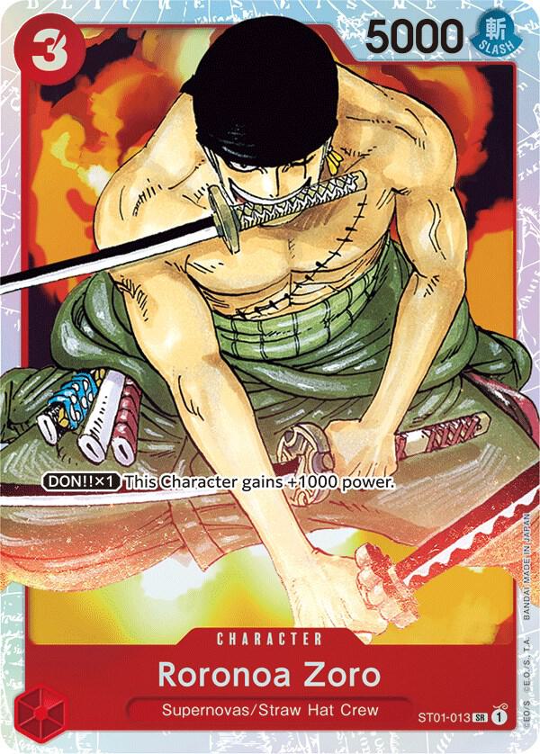 Roronoa Zoro ST01-013 (Starter Deck 1: Straw Hat Crew)  - Foil | Good Games North