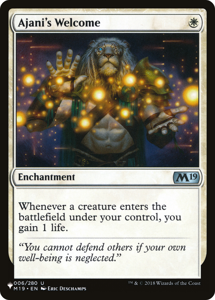 Ajani's Welcome [The List] | Good Games North
