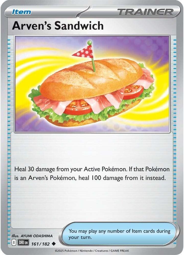 Arven's Sandwich 161/182 (SV10: Destined Rivals)  | Good Games North