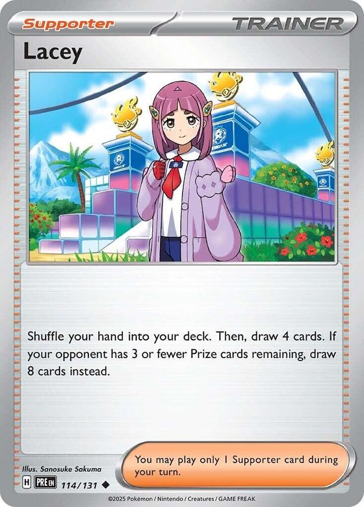 Lacey 114/131 (SV: Prismatic Evolutions)  | Good Games North